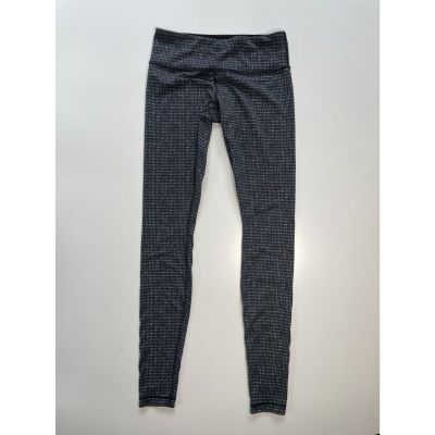 LULULEMON Leggings Womens 6 Gray Print 30